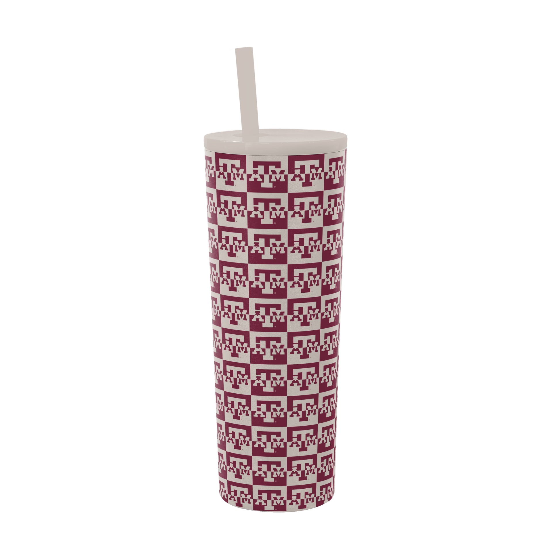Texas A&M 30oz Gridiron SS Straw Tumbler