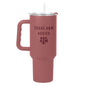 Texas A&M 40oz Brick Tonal Powder Coat Tumbler