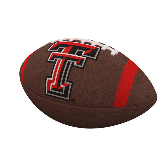TX Tech Team Stripe Official-Size Composite Football