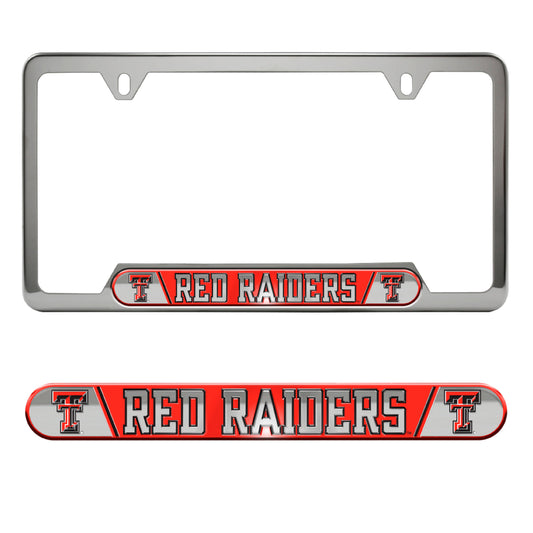 Texas Tech University Embossed License Plate Frame