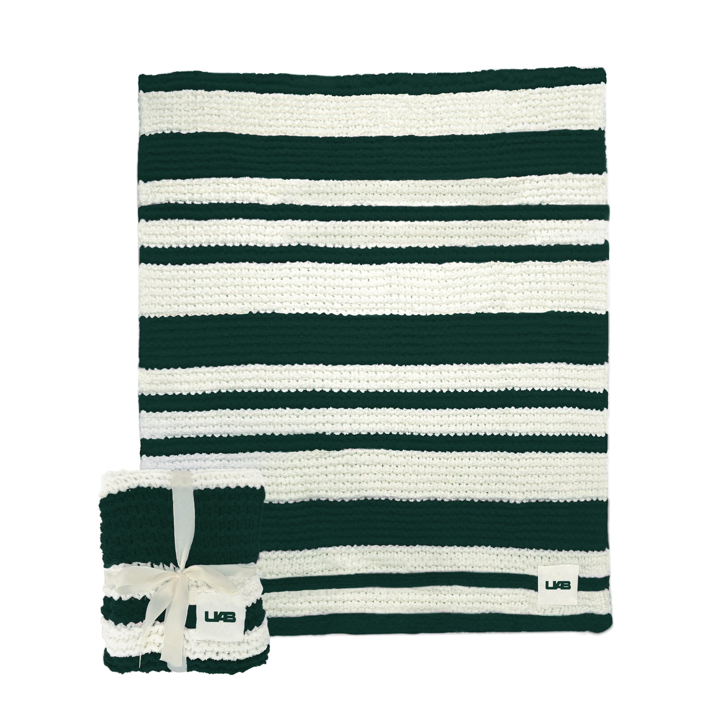 Alabama - Birmingham Institute Mark Cable Knit Throw 50x60