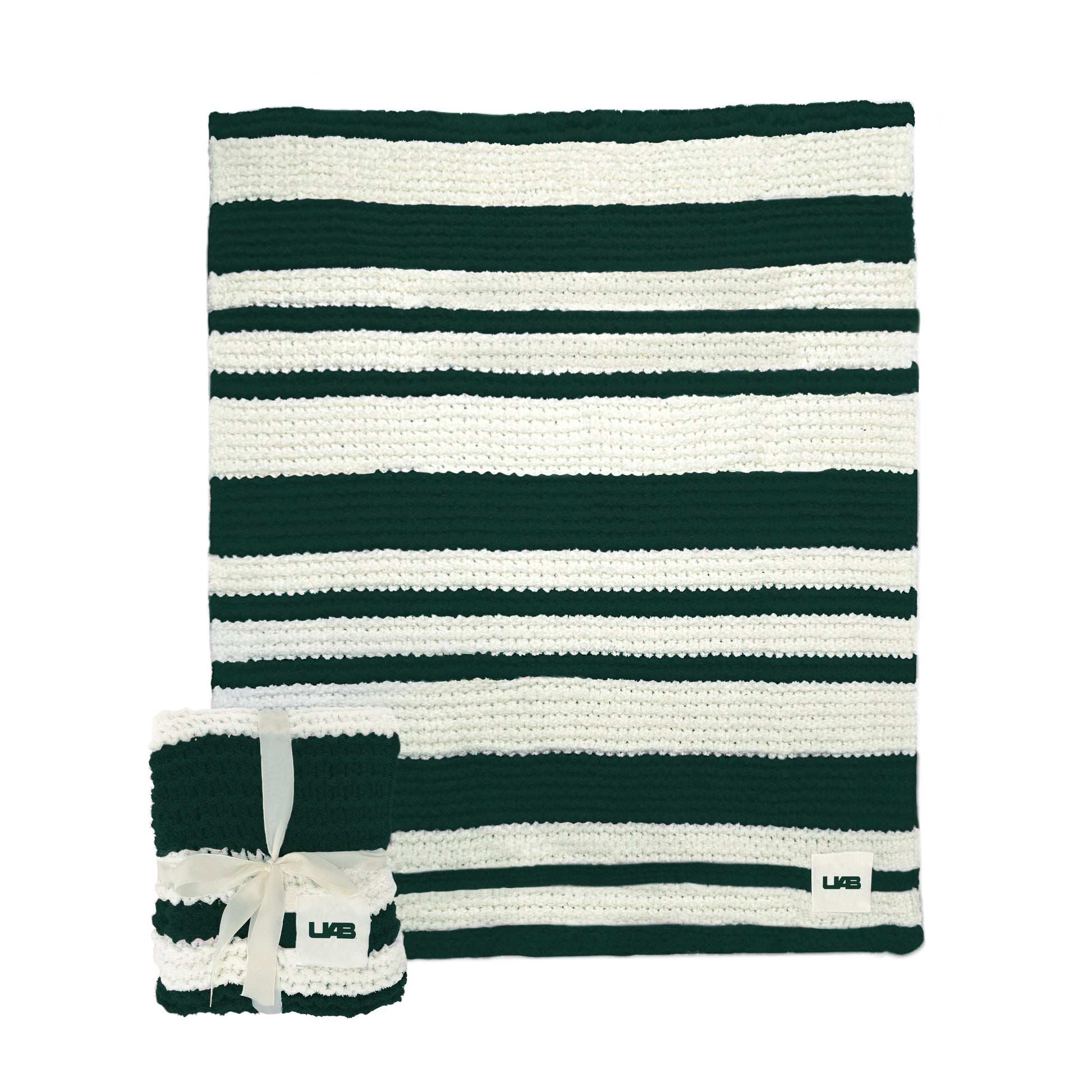 Alabama - Birmingham Institute Mark Cable Knit Throw 50x60