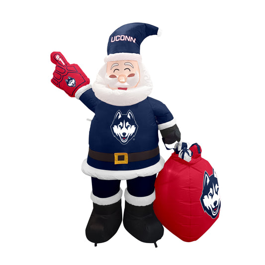 UConn Santa Clause Yard Inflatable