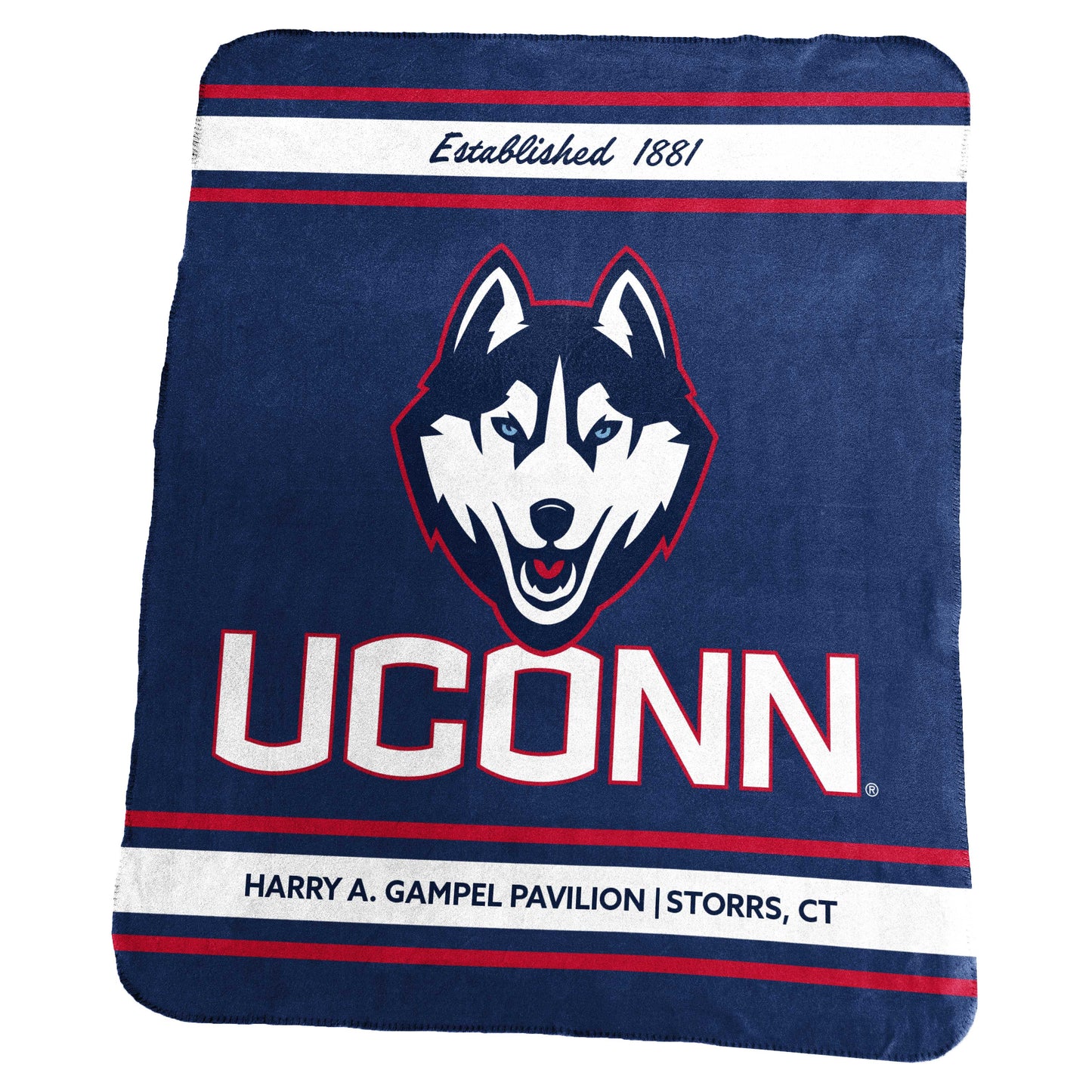 UConn Stadium Classic Fleece Throw