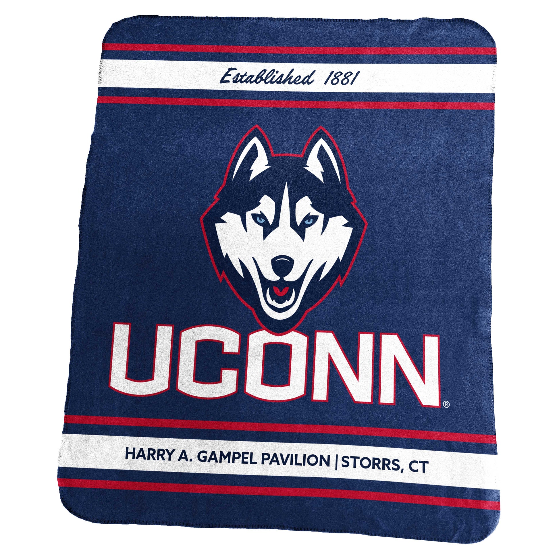 UConn Stadium Classic Fleece Throw