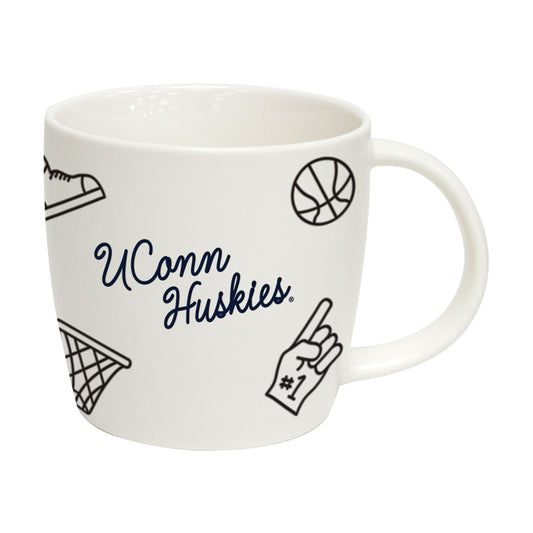 UConn 18oz Basketball Playmaker Mug