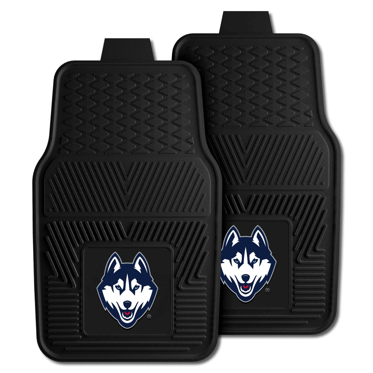 University of Connecticut 2-pc Vinyl Car Mat Set