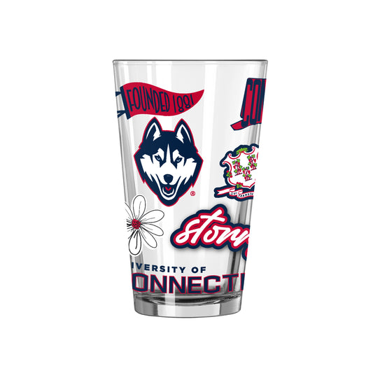 UConn 16oz Native Pint Glass