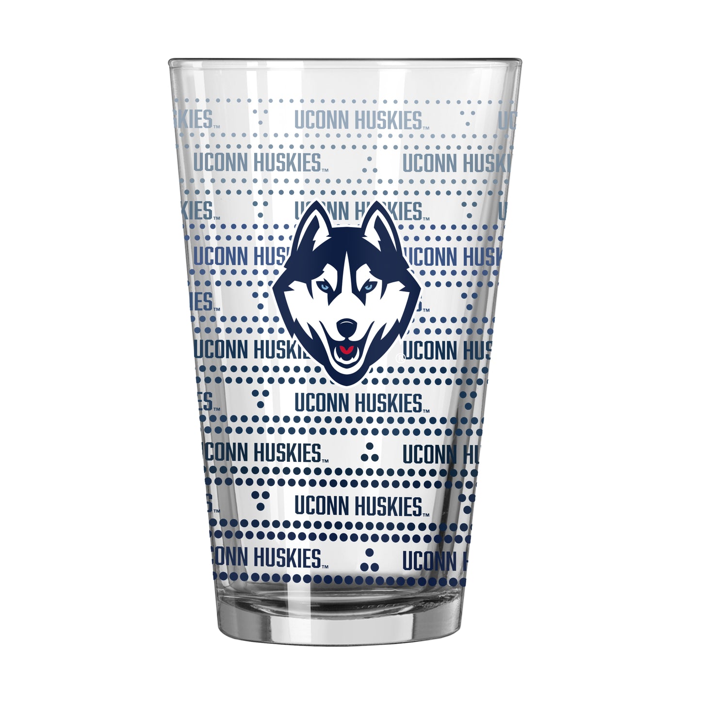 UConn 16oz Chant Fade Pint Glass