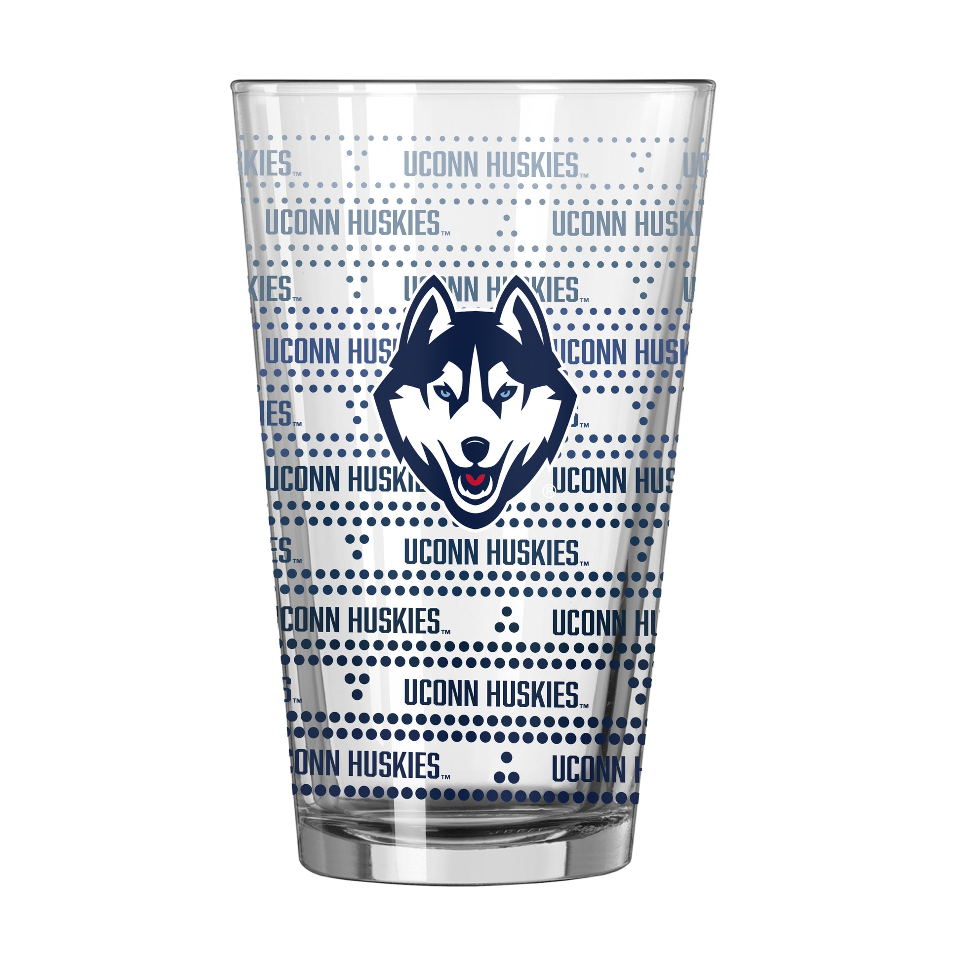 UConn 16oz Chant Fade Pint Glass
