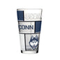 UConn 16oz Quilted Stained Pint Glass
