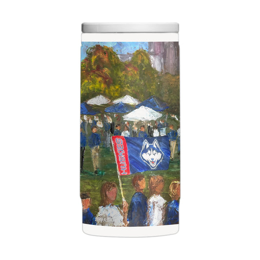 UConn 12oz Collector Powdercoat SlimCan Coolie