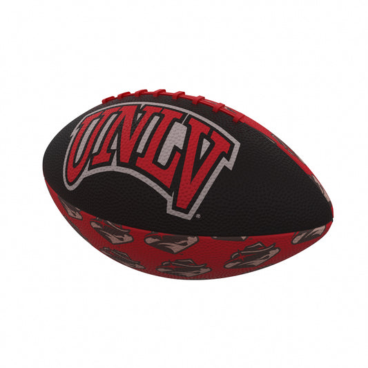UNLV Repeating Mini-Size Rubber Football
