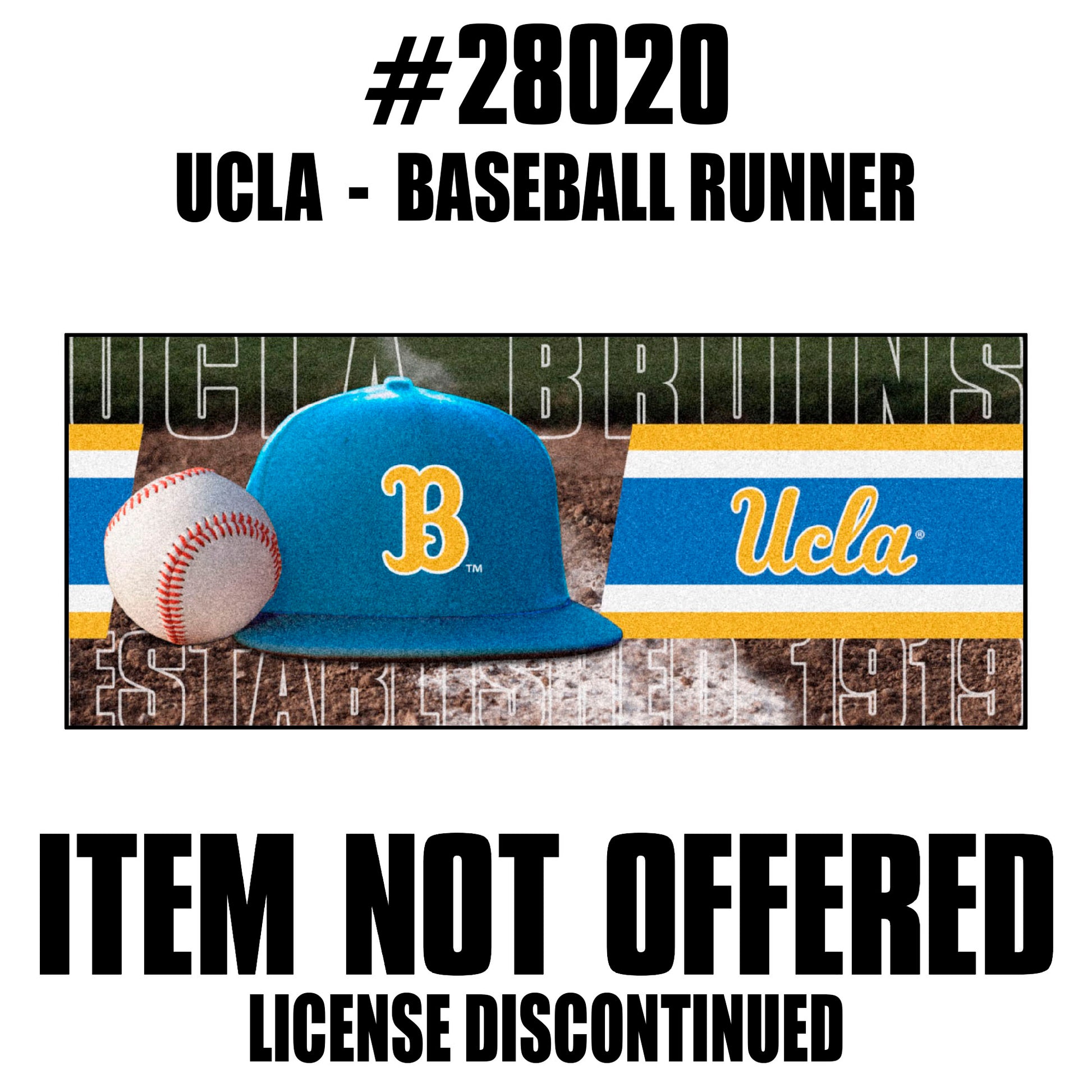 DISCONTINUED UCLA Baseball Runner