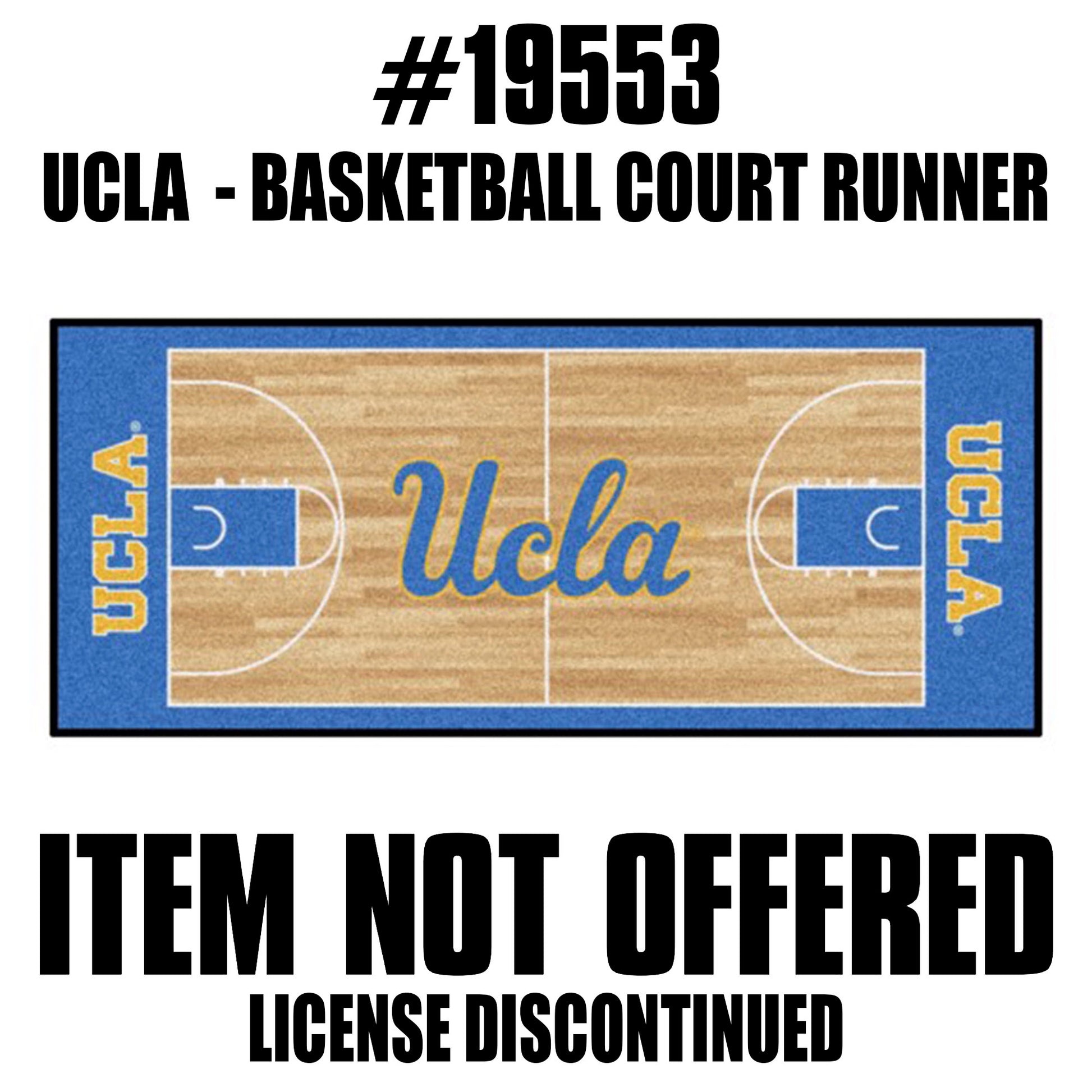 DISCONTINUED UCLA NCAA Basketball Runner