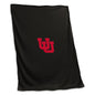 Utah Black Sweatshirt Blanket