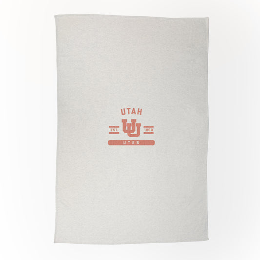 Utah Sublimated Sweatshirt Blanket