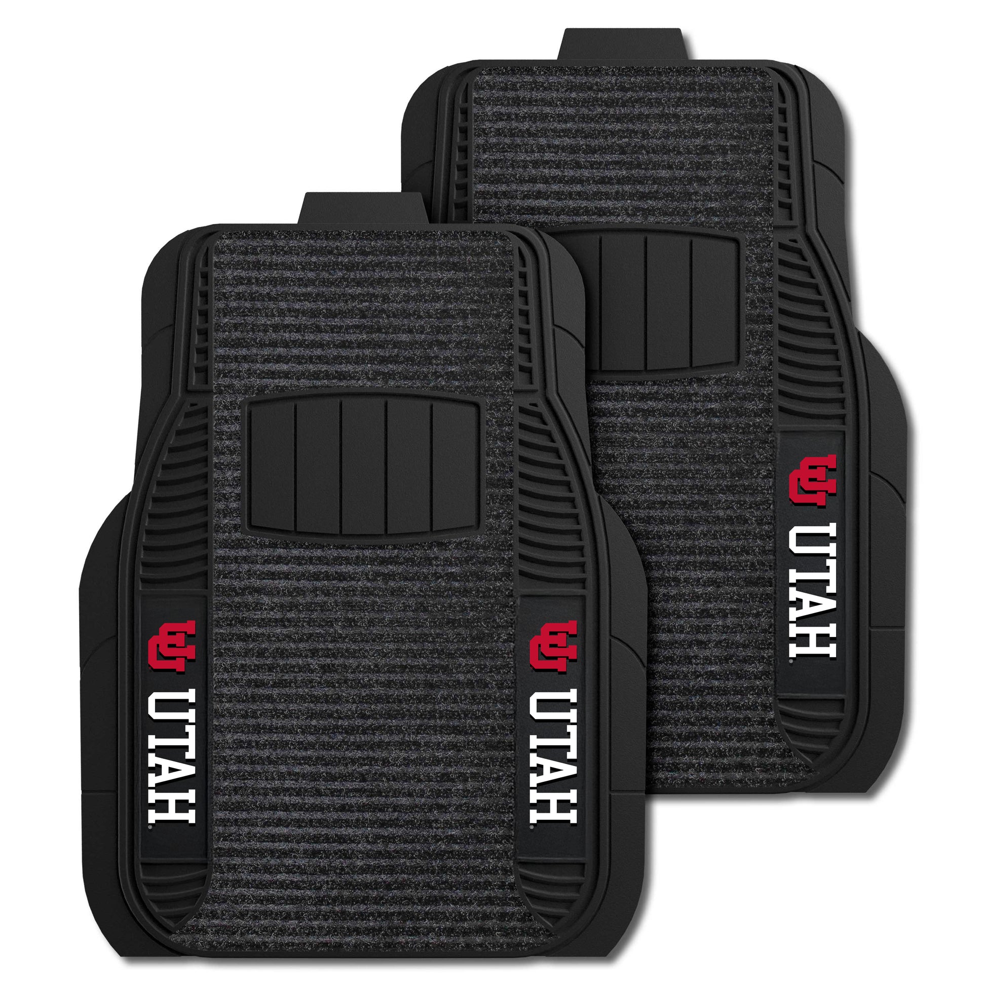 University of Utah 2-pc Deluxe Car Mat Set