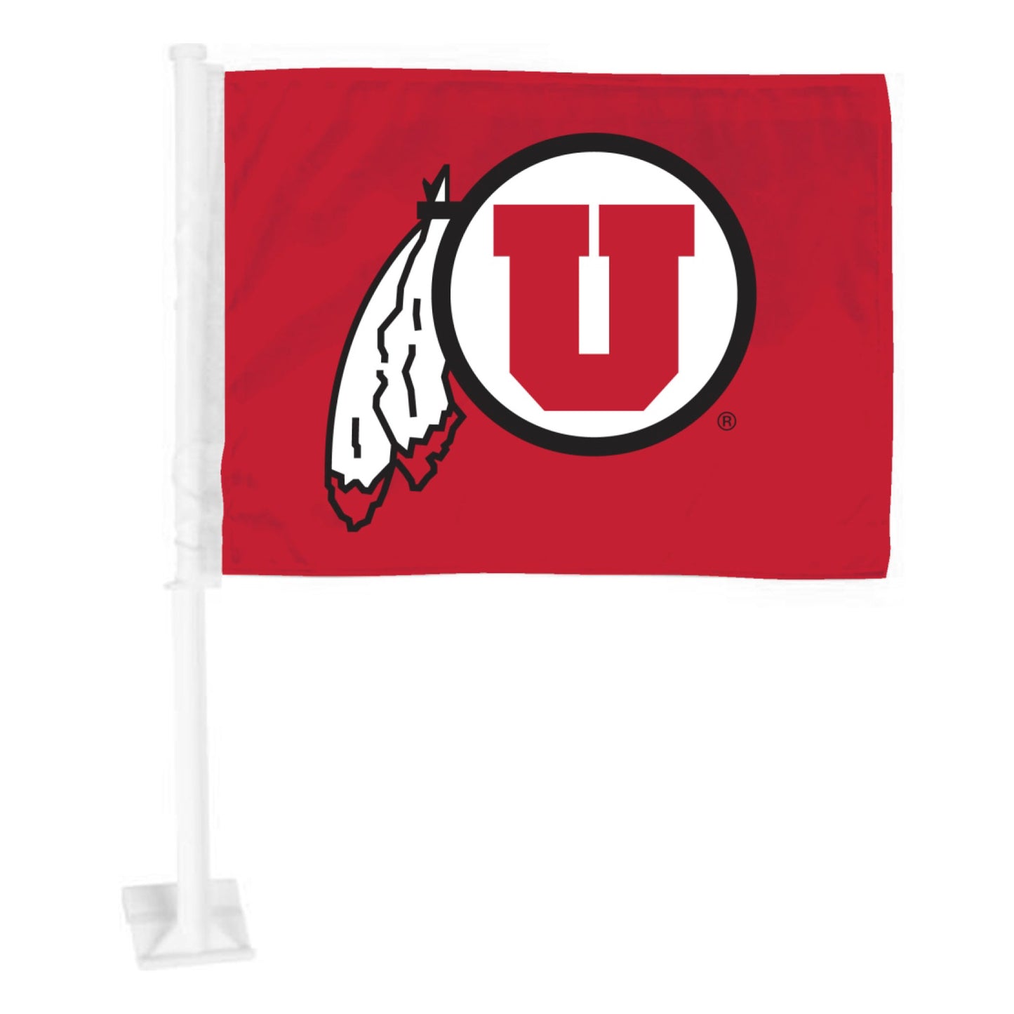University of Utah Car Flag