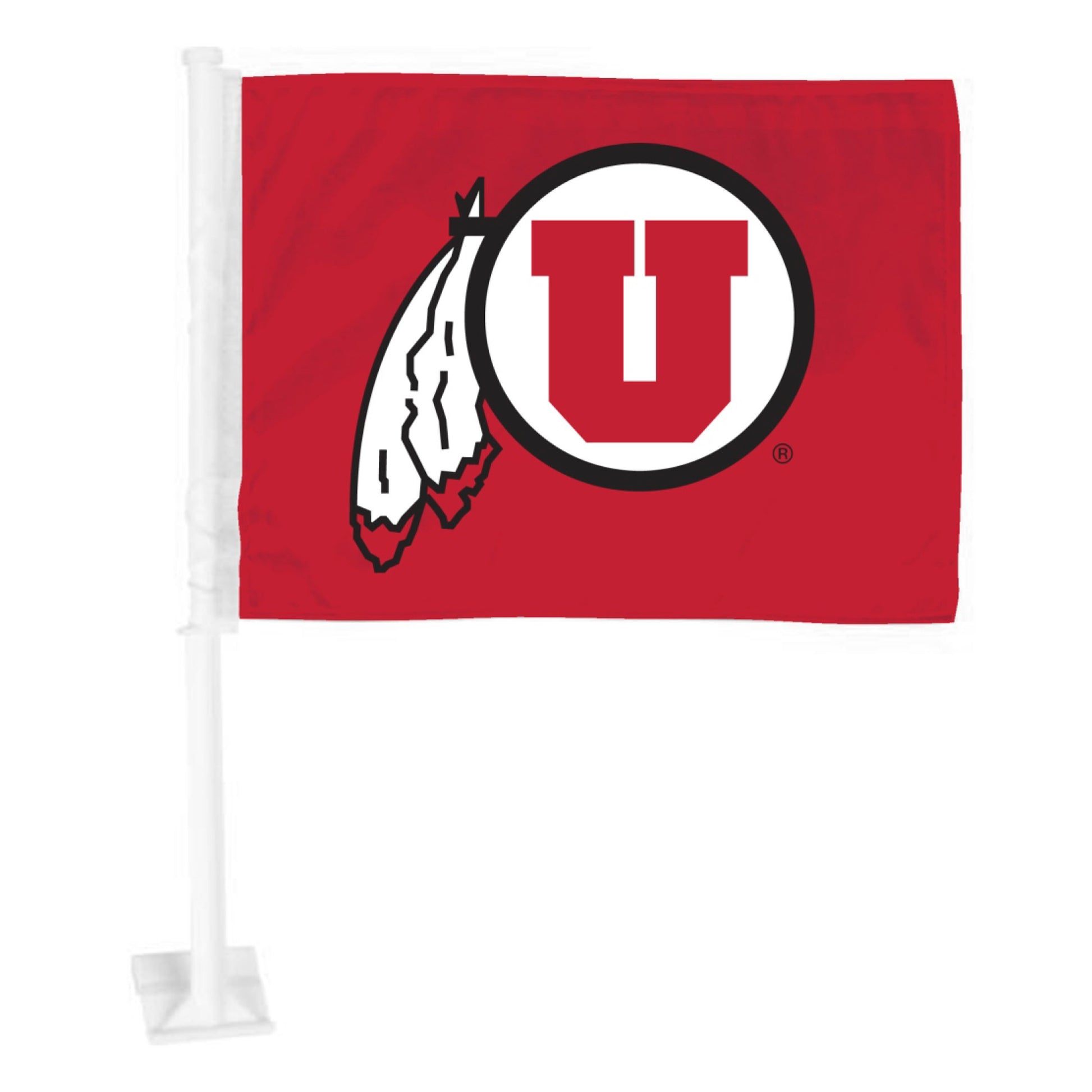 University of Utah Car Flag