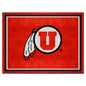 University of Utah 8x10 Rug