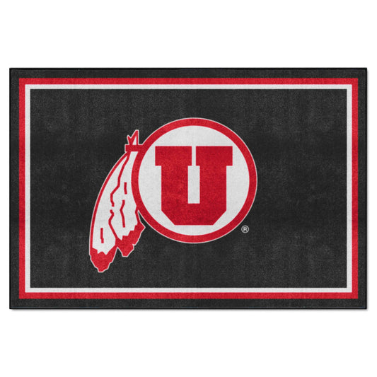 University of Utah 5x8 Rug