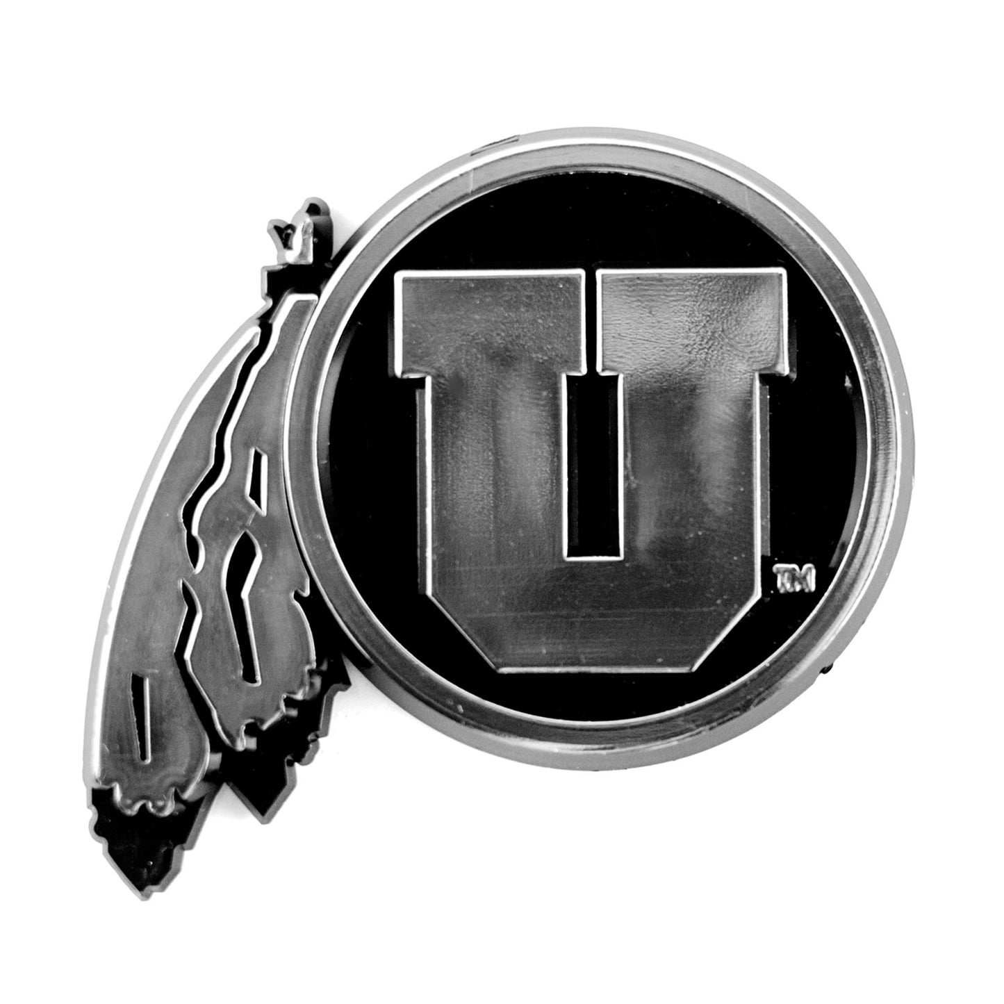 University of Utah Plastic Chrome Emblem