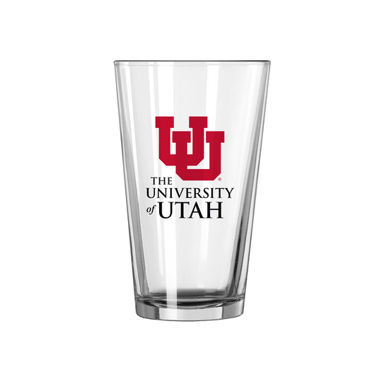 Utah 16oz Institutional Mark Pint Glass