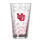 Utah 16oz Ombre Playmaker Pint Glass