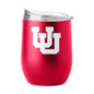 Utah 16oz Flipside Powder Coat Curved Bev