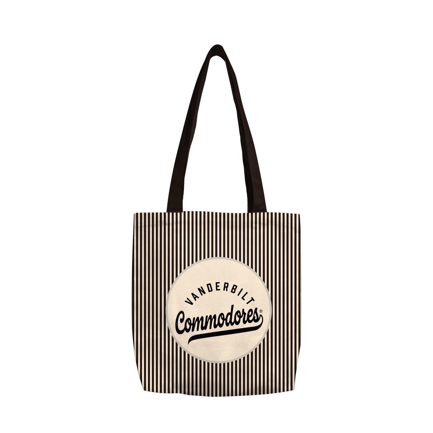 Vanderbilt Classic Black Canvas Tote