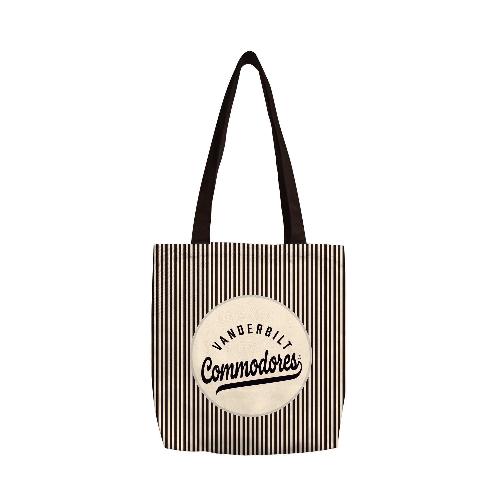 Vanderbilt Classic Black Canvas Tote