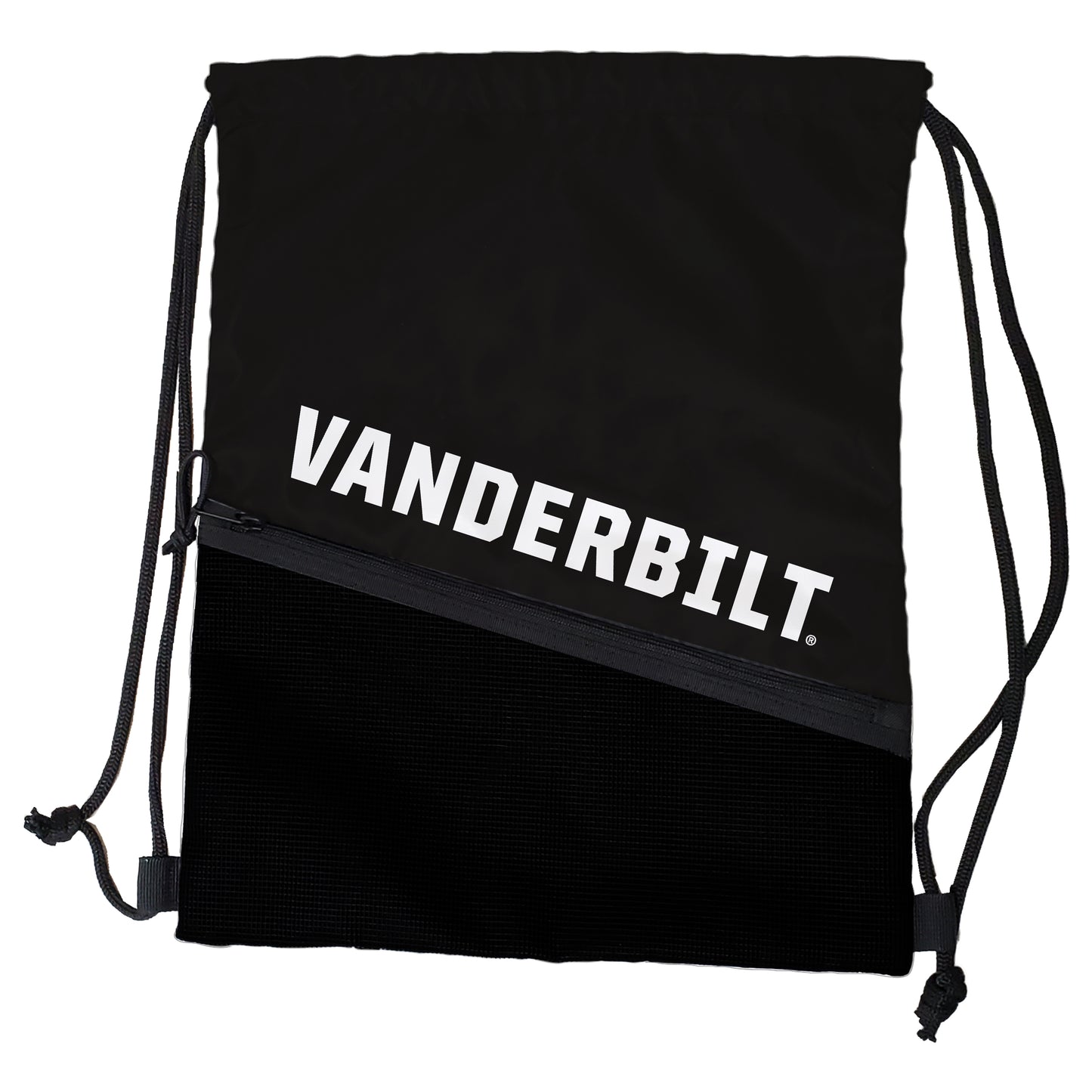 Vanderbilt University White Logo Tilt Backsack