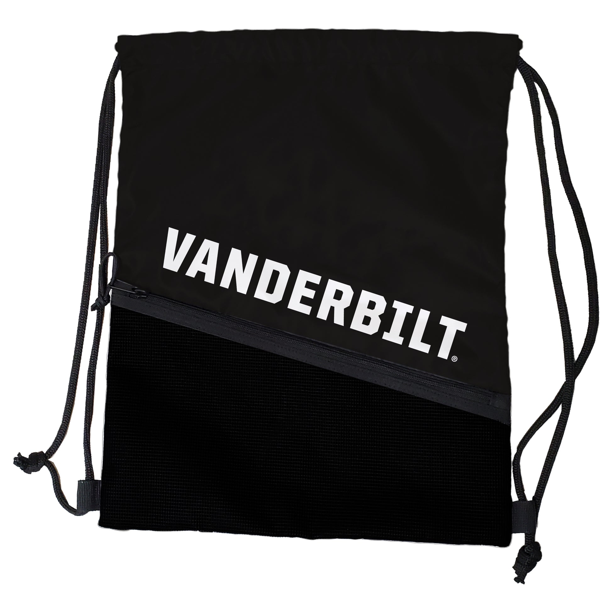 Vanderbilt University White Logo Tilt Backsack