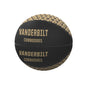 Vanderbilt Repeating Logo Mini-Size Rubber Basketball