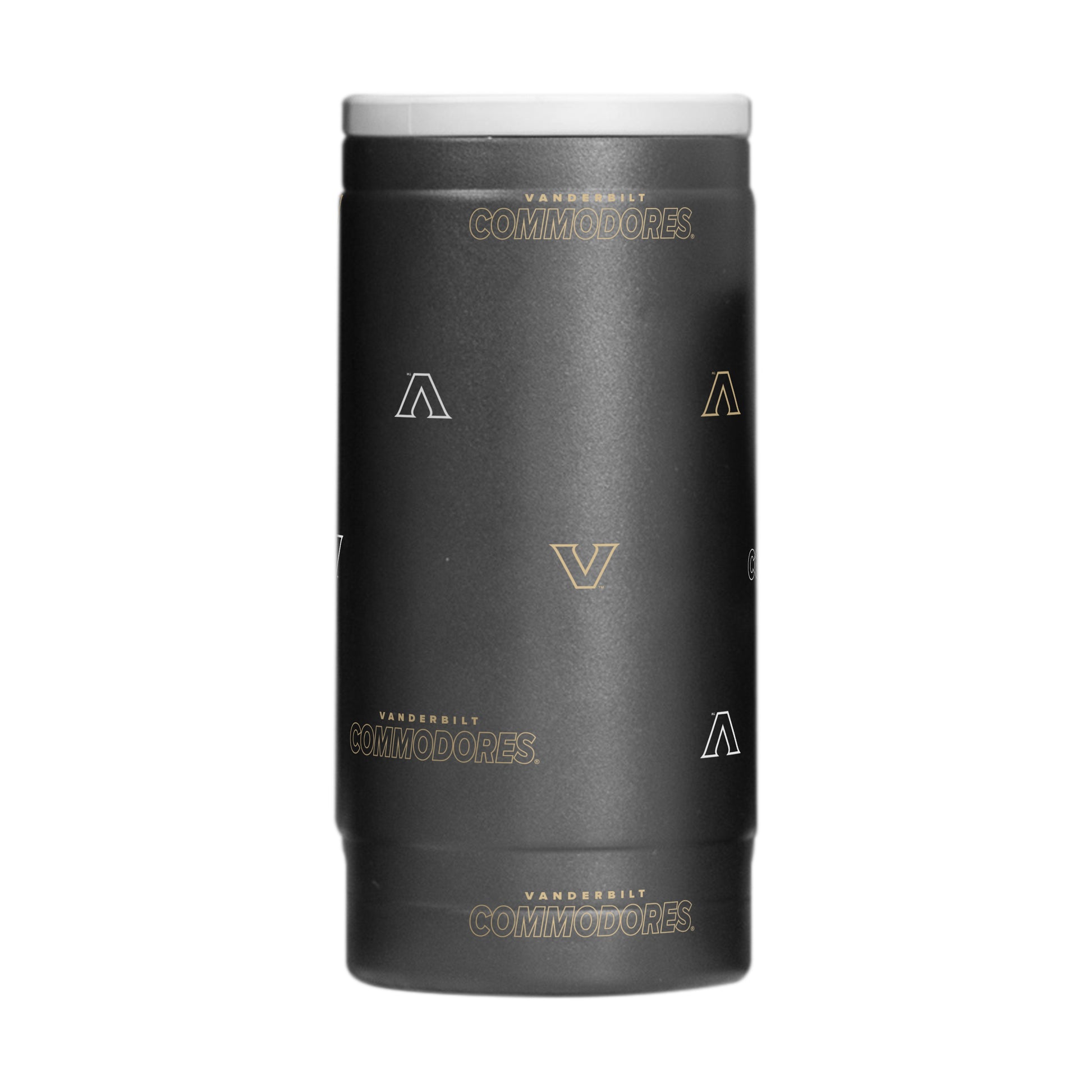 Vanderbilt 12oz Step And Repeat Powdercoat SlimCan Coolie