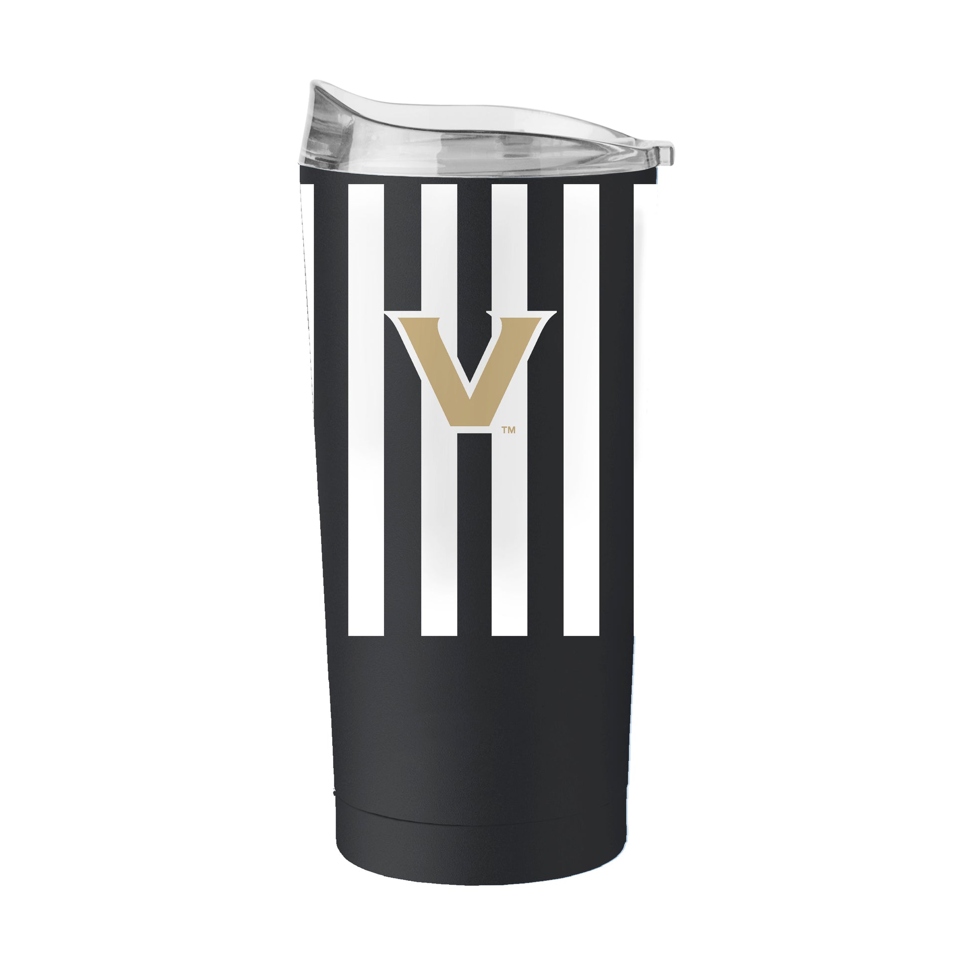 Vanderbilt 20oz Striped Powder Coat Tumbler