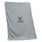 Virginia Sublimated Athletic Gray Sweatshirt Blanket