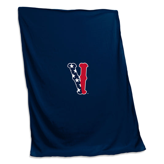 Virginia Red White and Hoo Screened Sweatshirt Blanket
