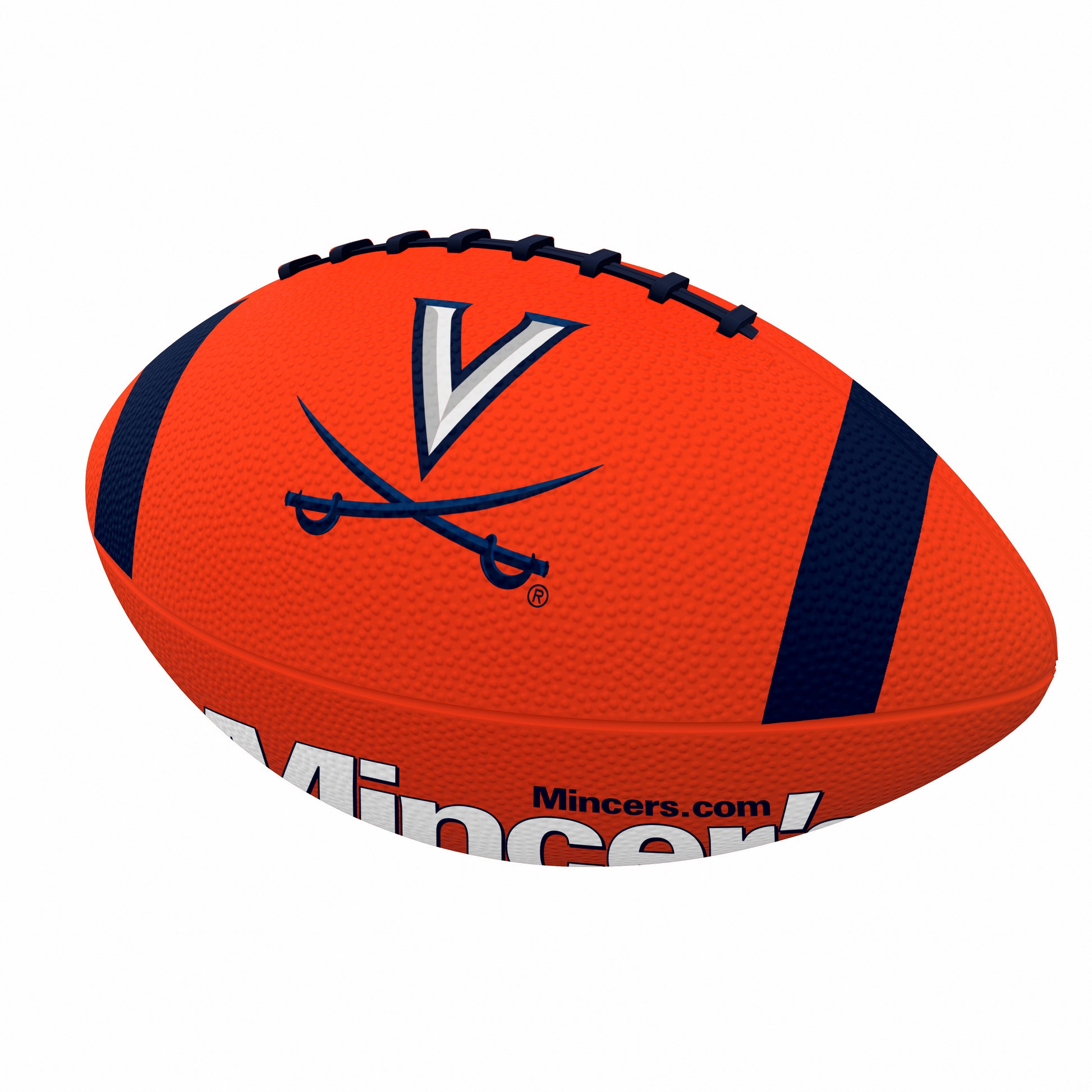 Virginia Mincers.com Carrot Mini Size Rubber Footballl