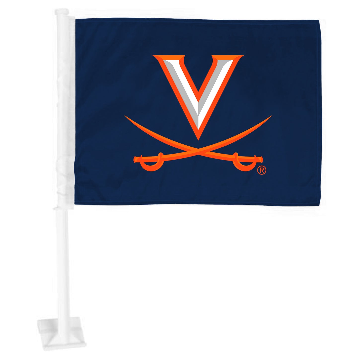 University of Virginia Car Flag