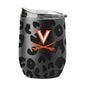 Virginia Leopard 16oz Black Powdercoat Curved Beverage