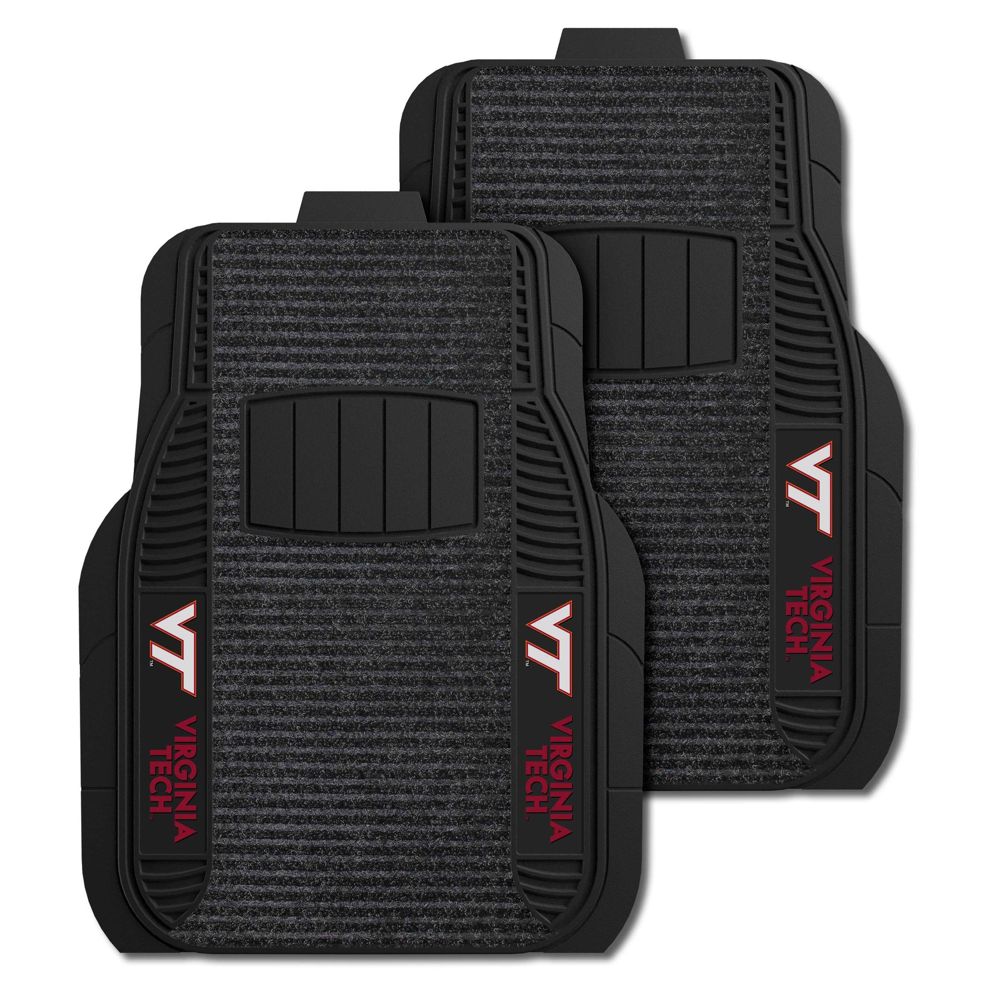 Virginia Tech 2-pc Deluxe Car Mat Set