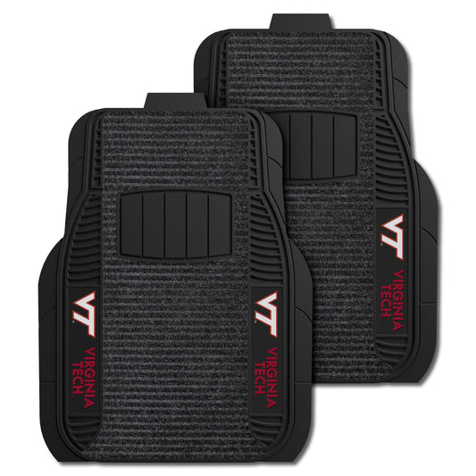 Virginia Tech 2-pc Deluxe Car Mat Set