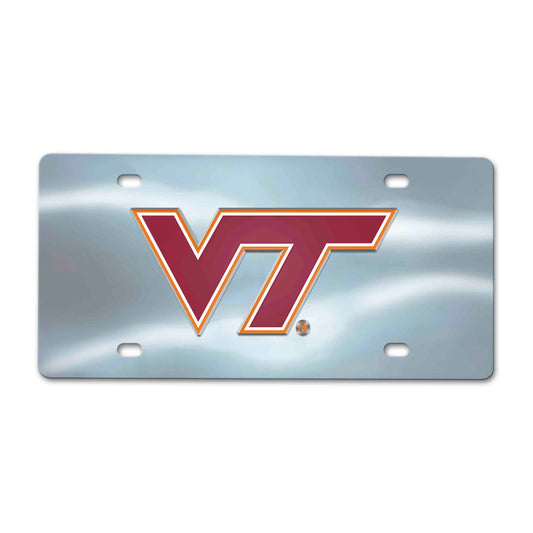 Virginia Tech Chrome Diecast License Plate