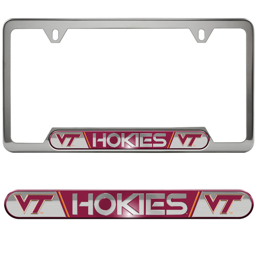 Virginia Tech Embossed License Plate Frame