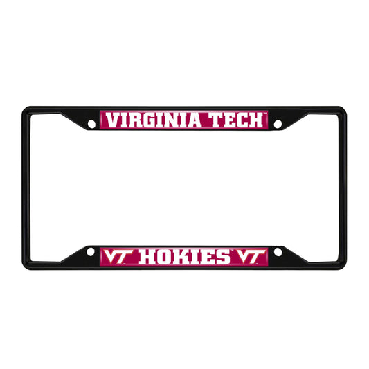 Virginia Tech Black License Plate Frame
