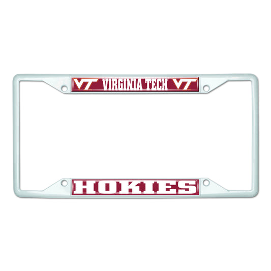 Virginia Tech-White License Plate