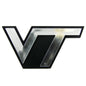 Virginia Tech Plastic Chrome Emblem
