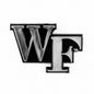 Wake Forest University Plastic Chrome Emblem
